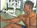 Bodybuilding - Marshall Hobbs poses biceps Bodybuilding - Marshall Hobbs poses biceps