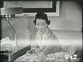 legendary newsman edward r. murrow interviewed televison's hottest star, gisele mackenzie, in her new york city apartment in 1955.  gisele was then currently starring on 