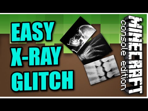 how to do the xray glitch on minecraft ps3