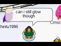 Club penguin with gambler- homie g