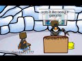 Club penguin with gambler- homie g