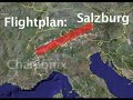 Flightplan: above the Alps, Salzburg to Chamonix