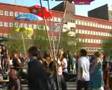 mercurius podium op locatie