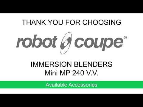 Занурювальний міксер Robot Coupe Mini MP 240 VV, фото №7 Занурювальний міксер Robot Coupe Mini MP 240 VV, фото №7, інтернет-магазин харчового обладнання Систем4