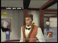 here are the credits plus that bonus mission at the end which involves you running round and talking to the members of the development team, plus i try to get revenge on the programmer who did the collision detection but it doesn't go too well. you can punch them all you like, they wont die.