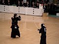 第５６回全日本剣道選手権大会２回戦　古澤(熊本)　対　泊(大阪)