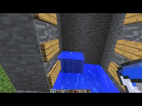 How To Make A Water Elevator Minecraft 1.3 Version 2!