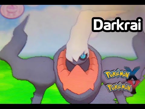 how to obtain darkrai in pokemon x