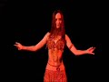 Czech bellydancer Khalida performing veil intro + drum solo