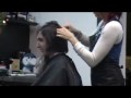 hair getting cut