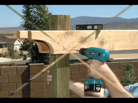 how to build pergola