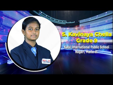 Kalvi Talks | Season 4 | S. Kavinaya Chella - Grade 9 | A Journey of Relaxation and Self-Discovery