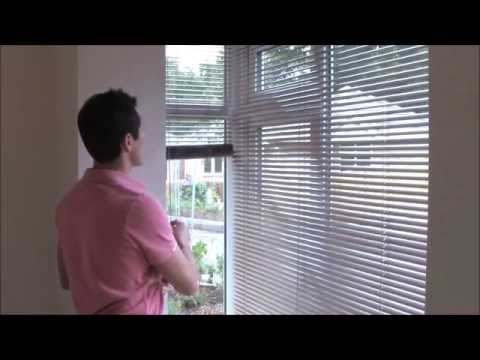 how to fit venetian blinds