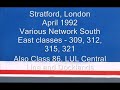 Stratford, London Railway Station, April 1992