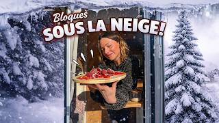Tempête de neige et -12 degrés , mais avec cookies & cinéma !)