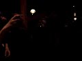 me chugging hot sauce at grad afta party