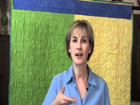 how to attach a hanging sleeve to a quilt