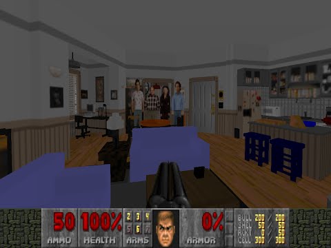 Someone spent over 100 hours of work to recreate Seinfeld’s apartment in DOOM 2!