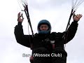 Winter Paragliding at Barton