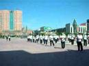 Some locals demonstrate their flag waving and dancing technique - believe it or not, this is a pretty common method of exercise amongst Chinese retirees!