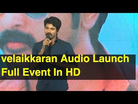 velaikkaran audio launch | sivakarthikeyan | anirudh | latest tamil news today redpix velaikaran