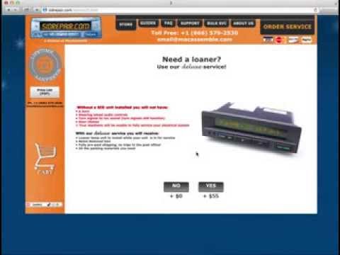 How To: Ordering SAAB SID Repair Service from SIDREPAIR.COM