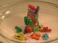 Stop Frame Animation with Magnetic Letters