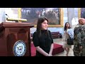 PVI Fiona Torres sings National Anthem at Capitol Rotunda PVI Fiona Torres sings National Anthem at Capitol Rotunda