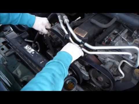 how to change serpentine belt jeep jk