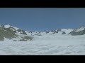 Flying Up a Glacier by Helicopter