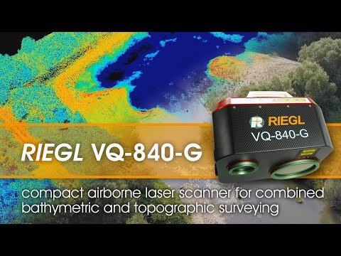 RIEGL VQ-840-G Airborne Laser Scanner for Topo-Bathymetric Surveying!