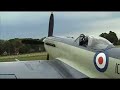 Seafire SX336 Departs Old Warden