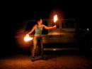 caelestis ( tina wells ) fire eating not a professional show