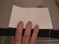 Coptic Stitch binding demo part 1