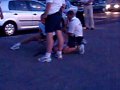 vechten met politie (scheveningen boulevard)