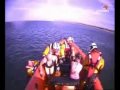 Redcar RNLI dinghy rescue