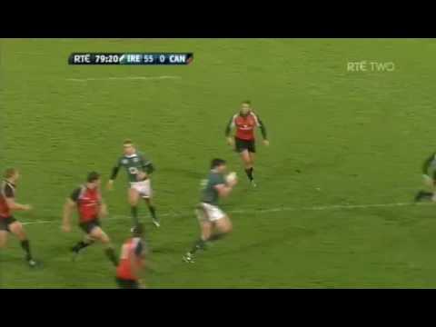 Bowe scores his second against Canada
