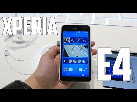 Sony Xperia E4, Primeras impresiones MWC 2015