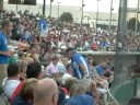 baseball usher doing the \"cha cha\"