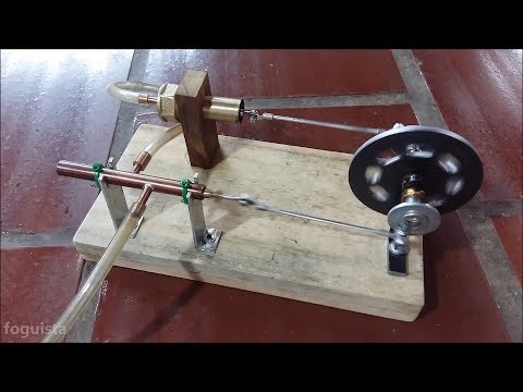Homemade compressed air engine
