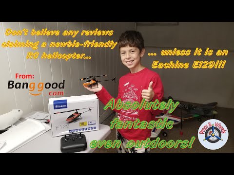 Eachine E129 4CH RC Helicopter with Altitude Hold from Banggood - Part 2: Outdoor Flight