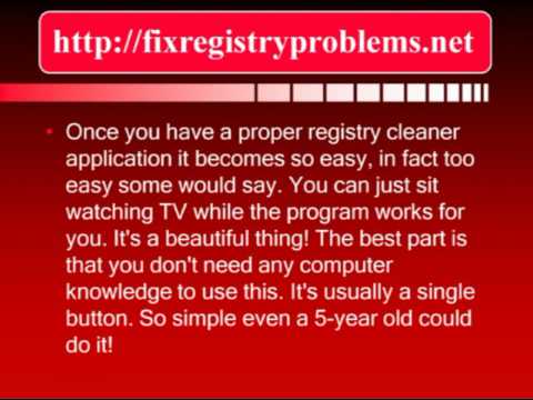 how to repair registry