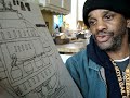 Outsider creator Barry Paul shows alien motor.