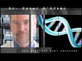 part 2 of a filmed lecture by dr. d'adamo at the wilton public library (wilton ct) discussing blood types, epigenetics and why he decided to write the genotype diet.