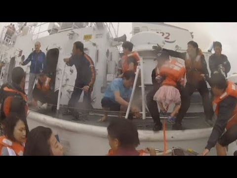 South Korea ferry: Six-year-old girl rescued