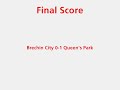 Brechin City v Queen's Park 15/3/08