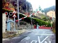 Railroad crossing in Ermua: Euskotren UT 200 to Bilbao