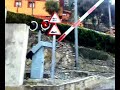 Railroad crossing in Ermua: Euskotren UT 200 to Bilbao