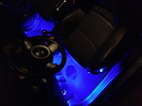 how to fit footwell lights