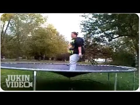how to sink a trampoline uk